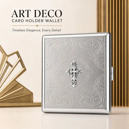 Art Deco Card Holder Wallet