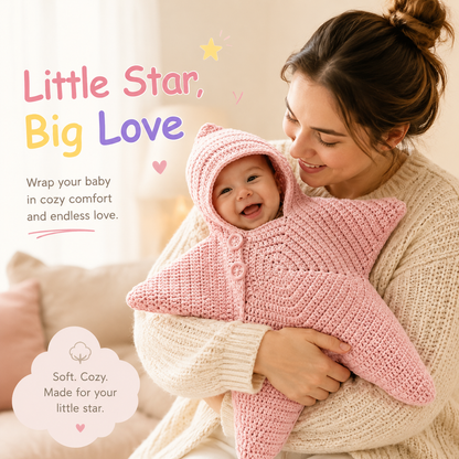 Baby Star Suit™ — A Star-Shaped Comfort Wrap for Little Ones