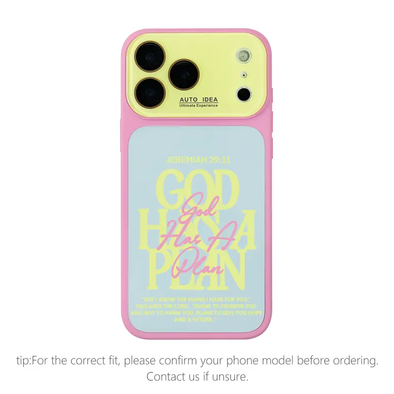 Jeremiah 29:11 God Has a Plan Christian Bible Verse Color Block Phone Case