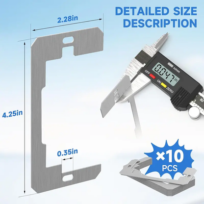 10 Pcs Wall Plate Spacer-for Electrical Outlet Repair, Fix Loose Outlets and Electrical Boxes
