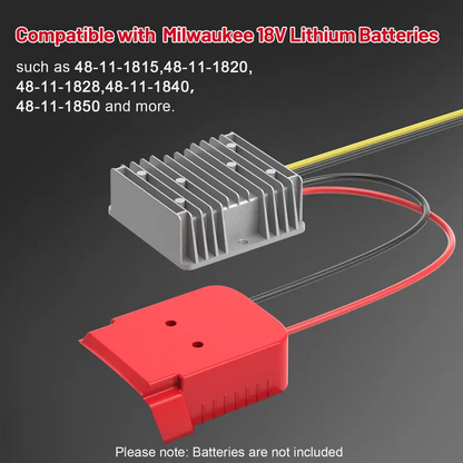 Upgraded Power Wheel Adapter for Milwaukee 18V Battery