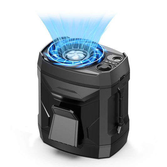 Portable Clip Fan – Rechargeable Strong Airflow Cooling Fan with Stand