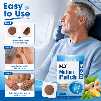 10 Pcs Motion Sickness Patch Non-Drowsy