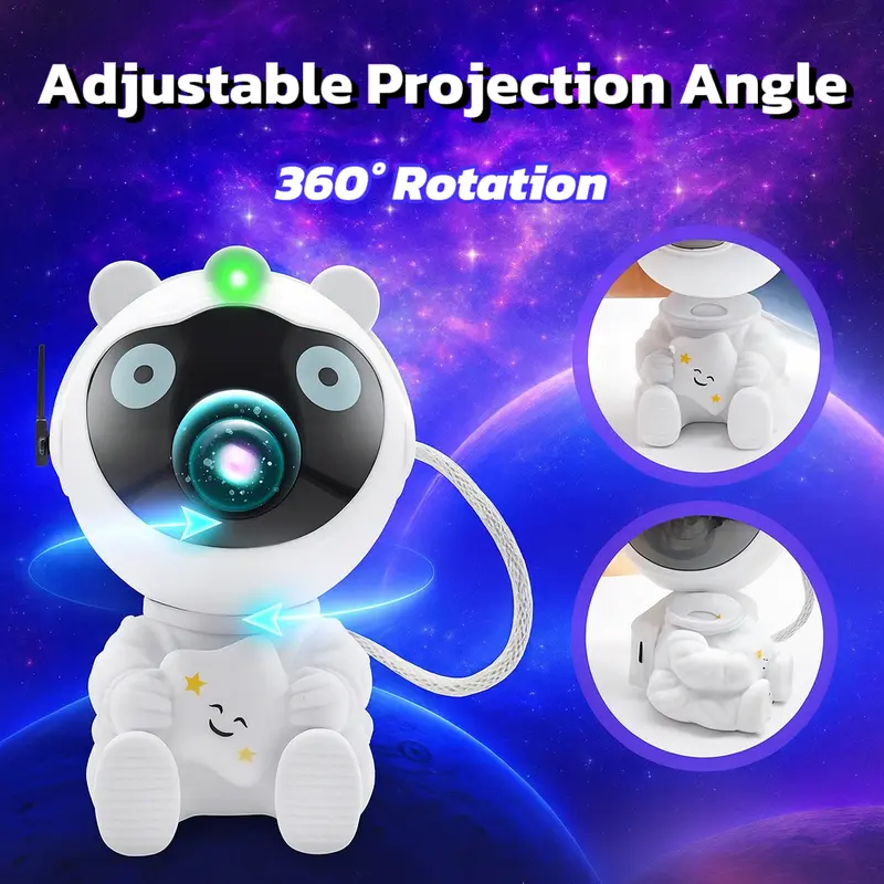 Astronaut Galaxy Projector-8-Color Nebula Star Projector