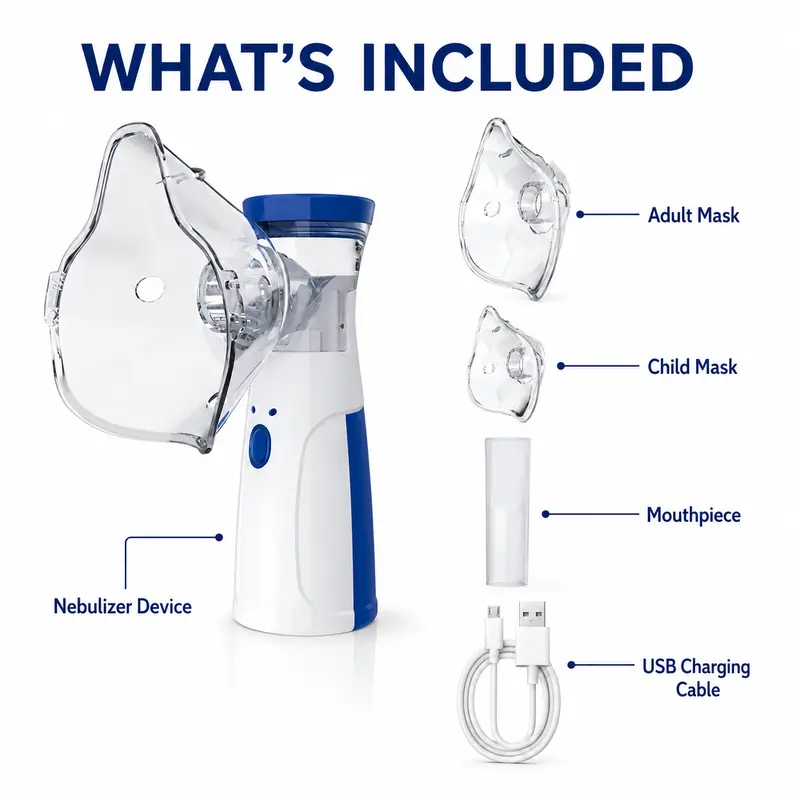 Portable Ultrasonic handheld Nebulizer Machine