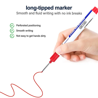 20mm Deep-Hole Marker Pen with Long Metal Tip