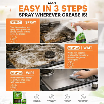Heavy Duty Dual-Action Kitchen Degreaser Spray 500ml