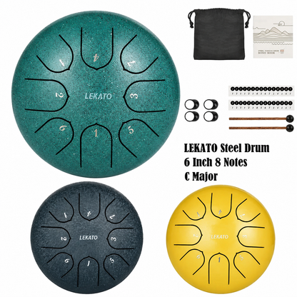 6 Inch 8 Notes Steel C Key Handpan Drum