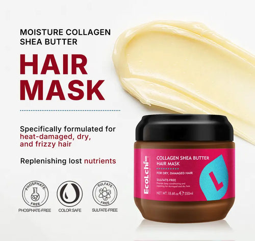 Collagen Shea Butter Hair Mask Deep Repair for Dry and Damaged Hair All Hair Types