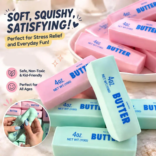 Crunchy Butter Squishy ASMR Sensory Toy