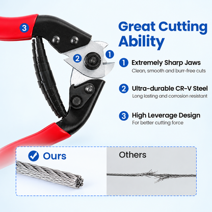 Heavy Duty Stainless Steel Wire Rope Cutter