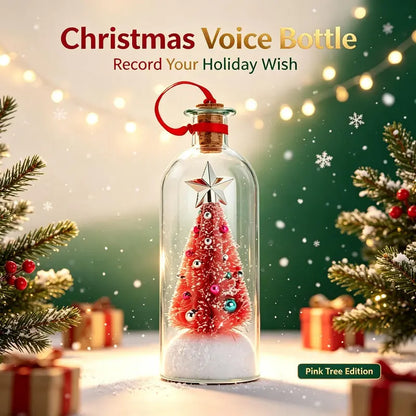 Voice Recordable Christmas Tree Bottle
