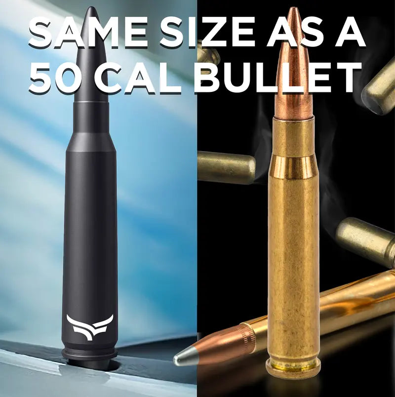 50 Cal Badass Bullet Antenna for Ford Dodge GMC Chevy & Jeep 2007+