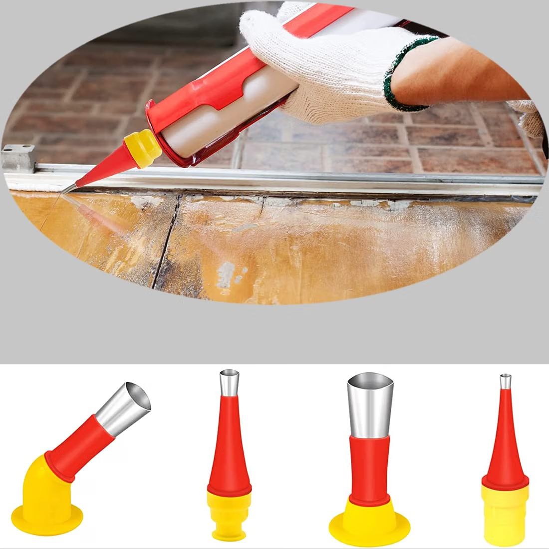 Universal 20-Piece Caulking Nozzle Kit