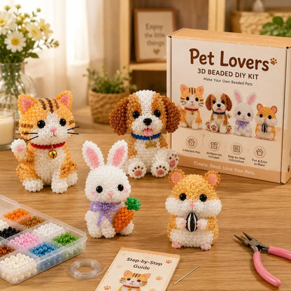 Petite 3D Beaded Animal Craft Kit
