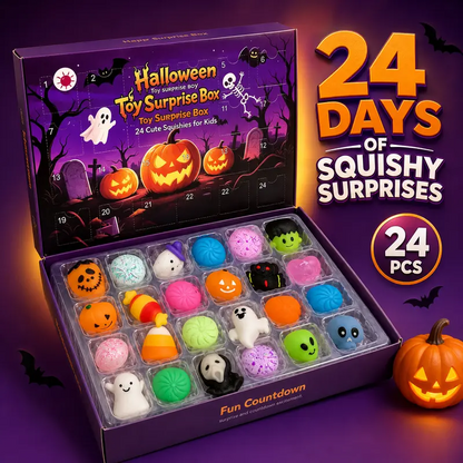 24-Piece Halloween Squishy Advent Calendar