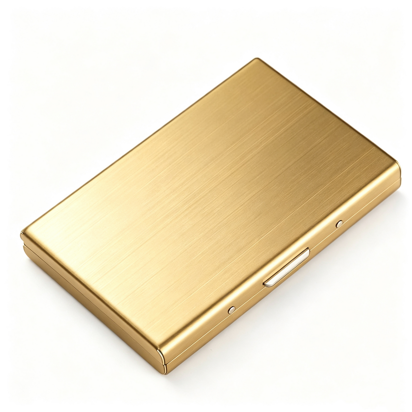 Ultra-Slim Stainless Steel RFID Card Holder – Secure ID & Credit Card Protector