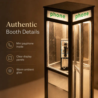 Retro Telephone Booth Lamp