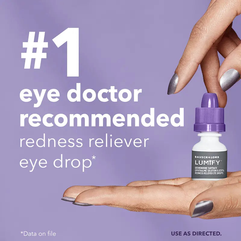 Redness Reliever Eye Drops-Works in 1 Minute & Lasts Up to 8 Hours