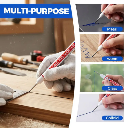 20mm Deep-Hole Marker Pen with Long Metal Tip