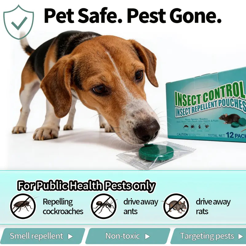 12-Pack Rodent Repellent Balls for Home Kitchen
