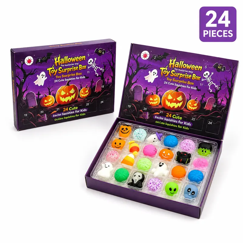 24-Piece Halloween Squishy Advent Calendar