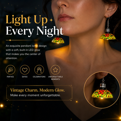 Chandelier Light Earrings — Vintage Glow Statement Jewelry