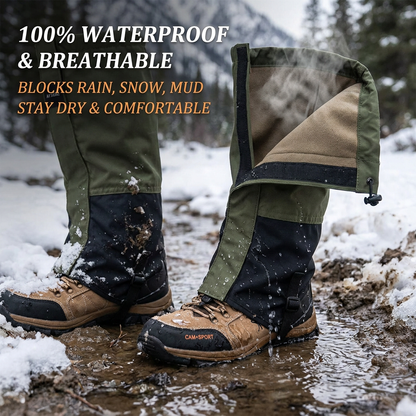 Leg Gaiters – Waterproof Snake Protection & Adjustable Leg Guard for Hiking, Climbing, Wading & Outdoor Adventures