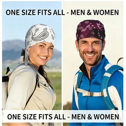 Paisley Cooling Headscarf Cap Set