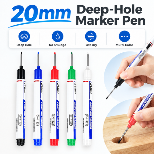 20mm Deep-Hole Marker Pen with Long Metal Tip