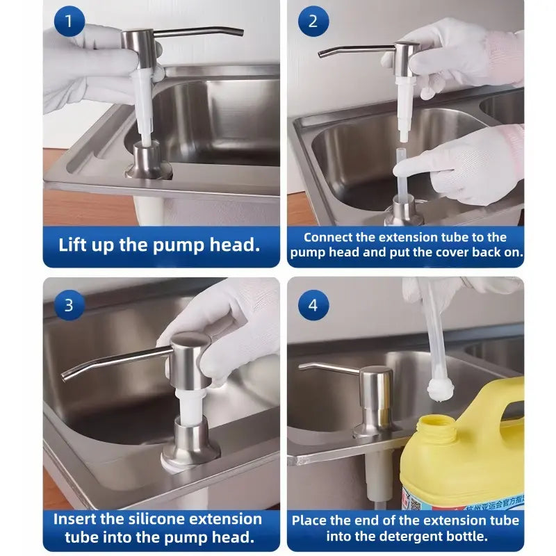 Countertop Sink Soap Dispenser Water Pump