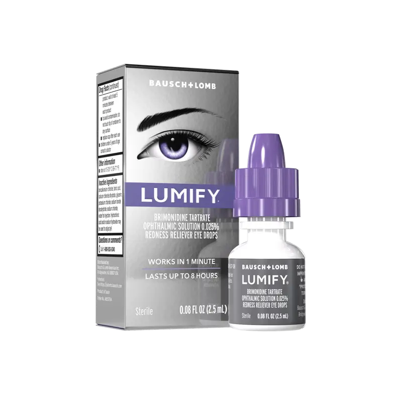 Redness Reliever Eye Drops-Works in 1 Minute & Lasts Up to 8 Hours