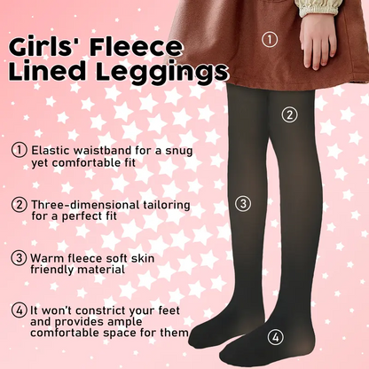 Kids Warm Thermal Winter Thick Leggings