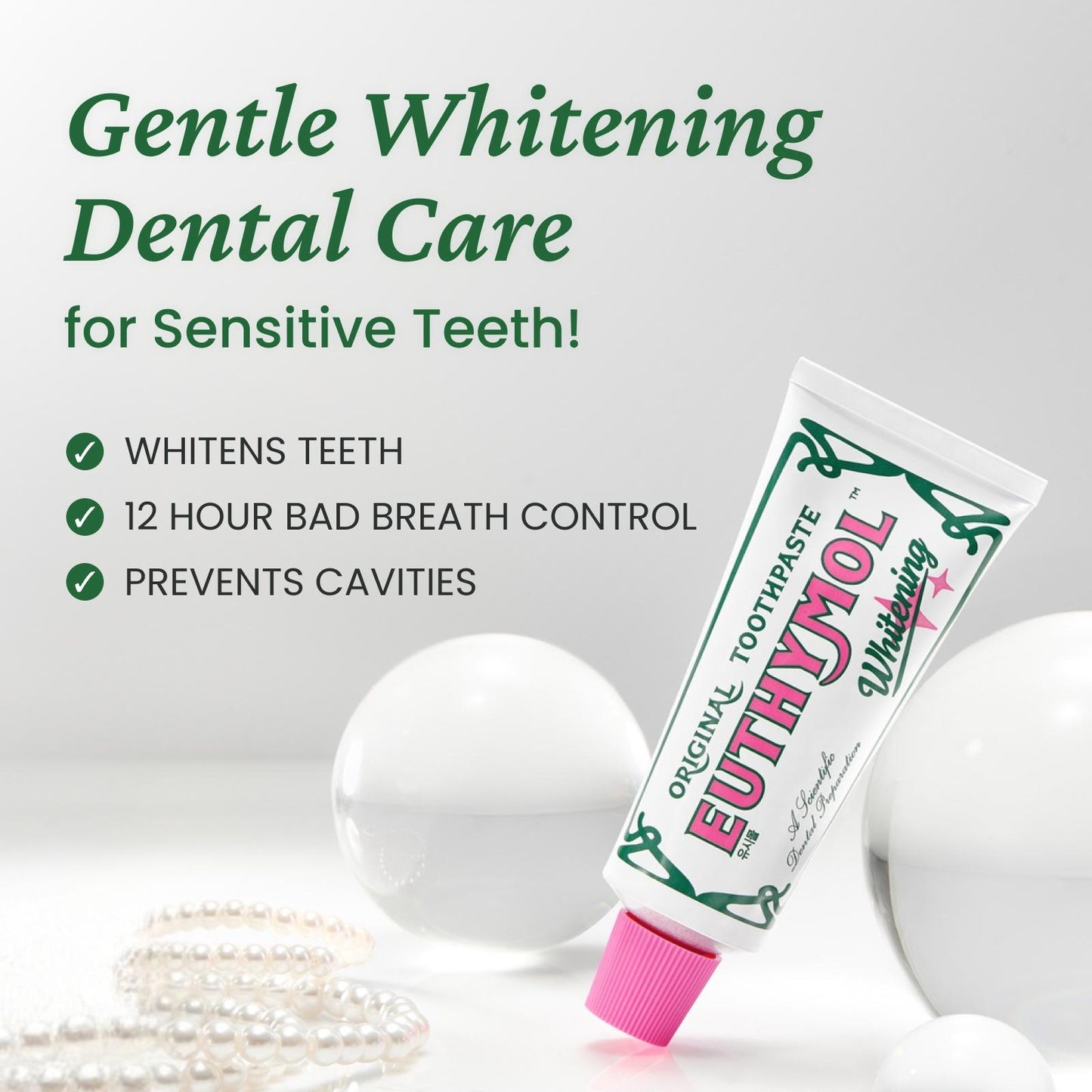 Premium Whitening & Fresh Breath Toothpaste Duo Set