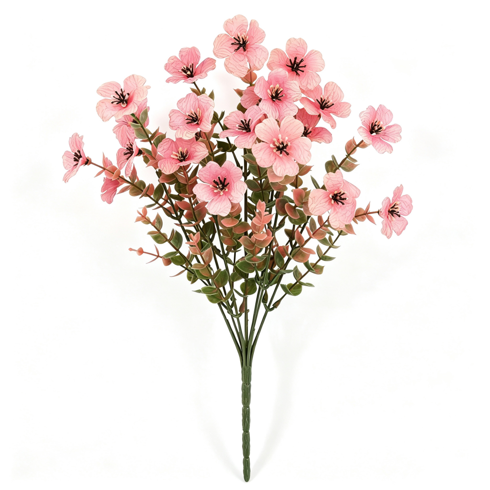 UV-Resistant Silk Daisy Bundles – 8-Pack Autumn Outdoor Decor