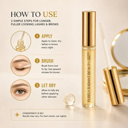 Organic Eyelash & Eyebrow Growth Serum