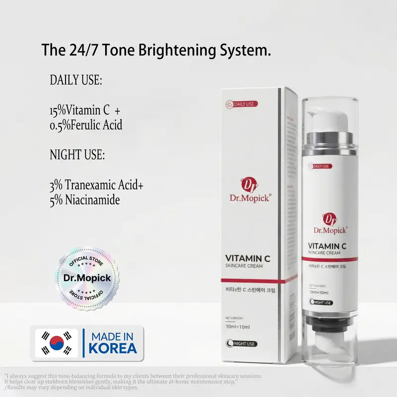 Dual Chamber Vitamin C Skincare Cream
