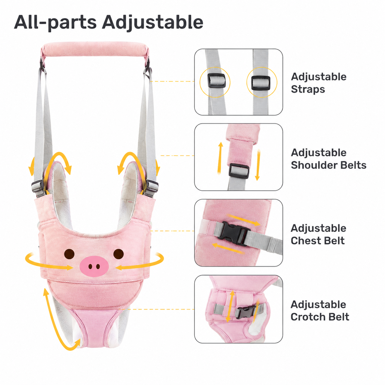 Toddler Walking Harness – 7-24 Months, Summer/Winter