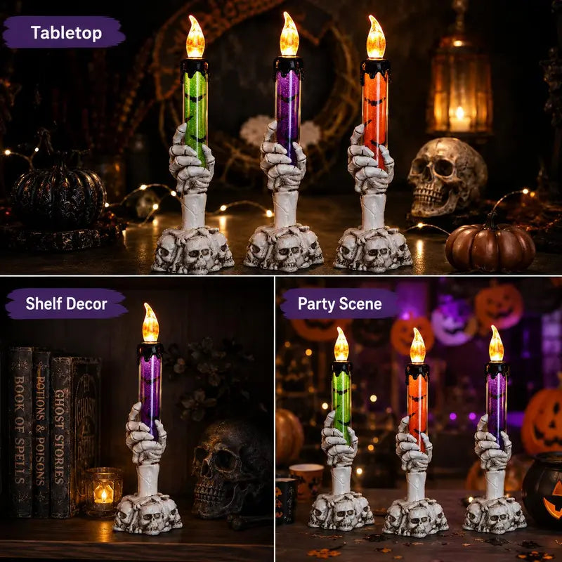 Halloween Ghost Hand Electronic Candle Lamp