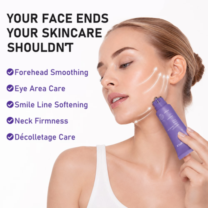 Neck Firming Cream With 6-Roller Massage – Peptide Hydration