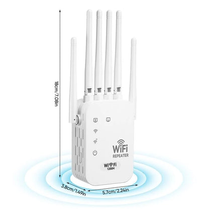 Dual-Band WiFi Range Extender - Stay Connected Everywhere!