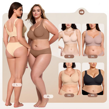 Comfortable Wireless Full Coverage Jelly Smoothing Bra
