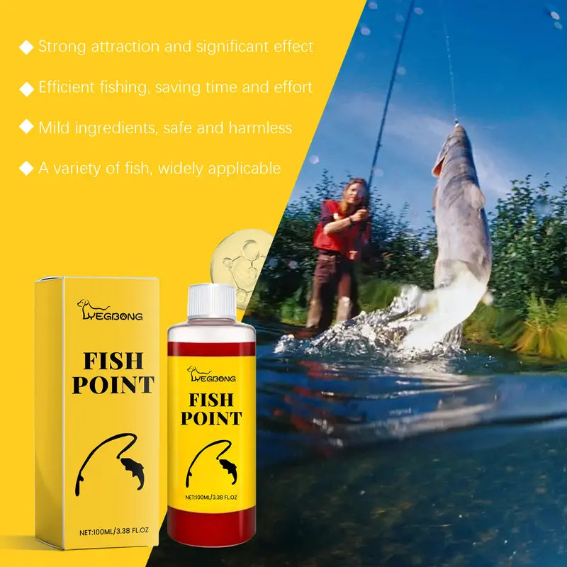 Concentrated Fish Attractant Liquid -Fast-Acting Red Worm Formula