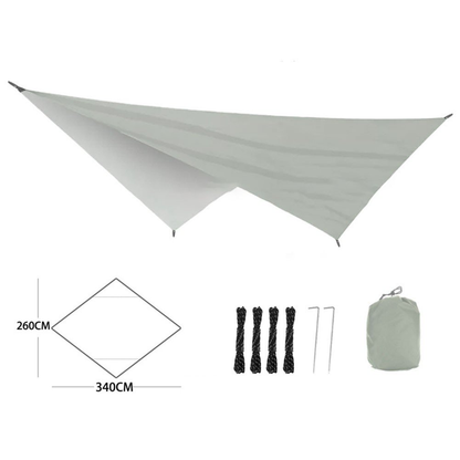 Beach Canopy Sunshade – Lightweight UV & Rain Protection