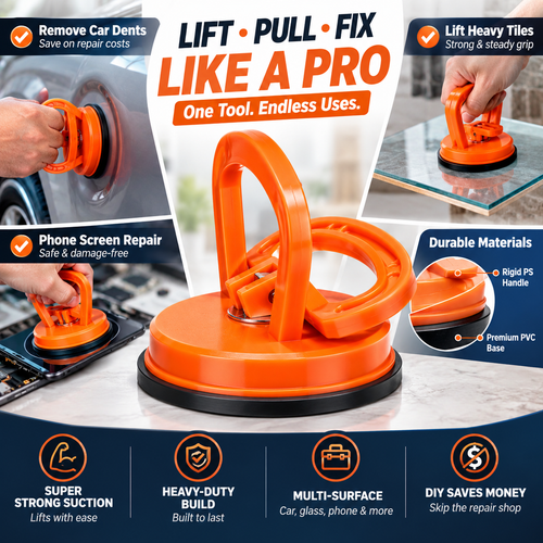 High Suction Dent Puller Cup – Heavy Duty Panel Lifter & Screen Remover