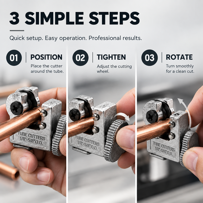 🛠️ Mini Tube Cutter | 1/8"‑5/8" OD Pipe Cutting Tool