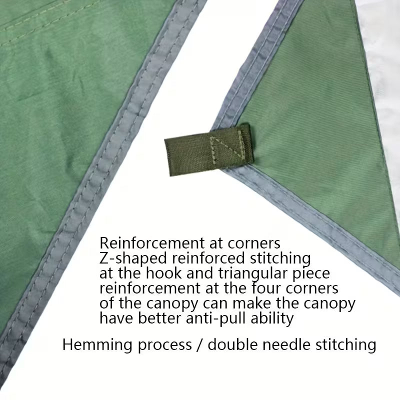 Beach Canopy Sunshade – Lightweight UV & Rain Protection