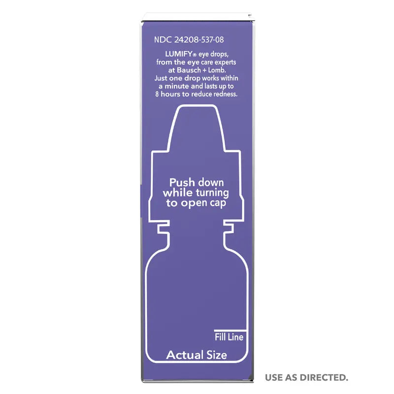 Redness Reliever Eye Drops-Works in 1 Minute & Lasts Up to 8 Hours