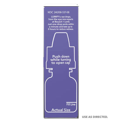 Redness Reliever Eye Drops-Works in 1 Minute & Lasts Up to 8 Hours