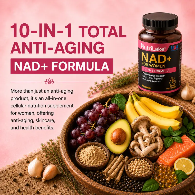 NAD+ Supplements for Woman Anti-Aging,Wrinkle Defense Capsules